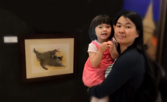 2014 Spring Member Show - Franklin Art Association @ Dean College - with my painting 